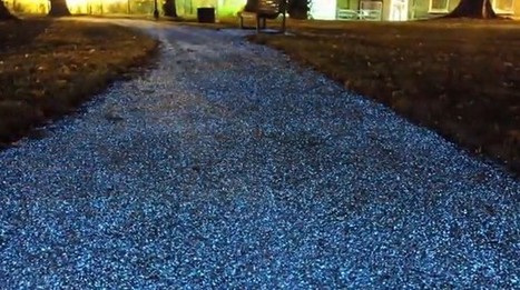 Spray-on Starpath makes roads glow at night | Technology in Business Today | Scoop.it