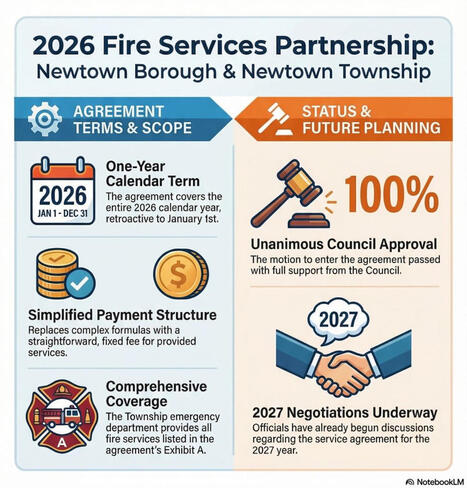 Newtown Borough Agrees to Township's Fire Services Agreement | Newtown News of Interest | Scoop.it