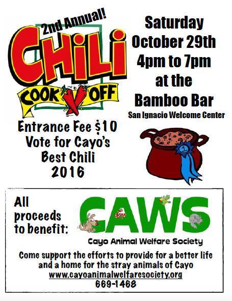 CAWS Chili Cook Off | Cayo Scoop!  The Ecology of Cayo Culture | Scoop.it