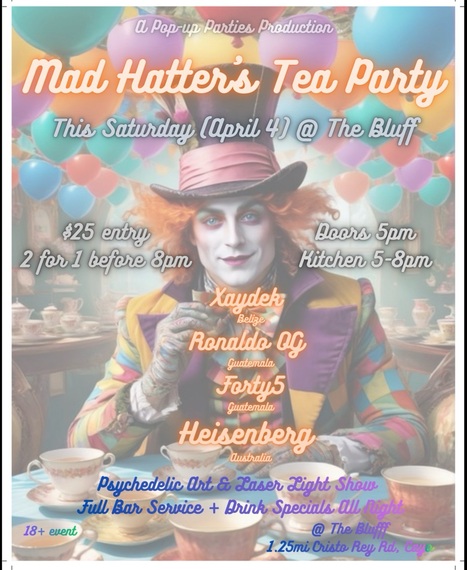 Mad Hatter's Tea Party | Cayo Scoop!  The Ecology of Cayo Culture | Scoop.it