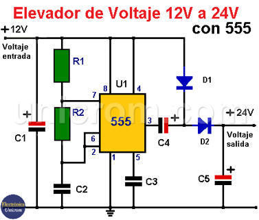 Elevador de voltaje 12V - 24V con 555 | tecno4 | Scoop.it