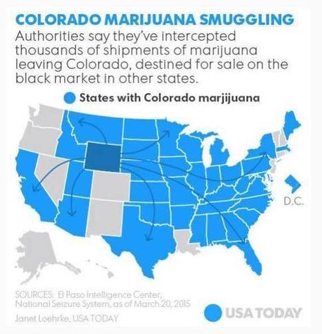 USA TODAY publishes article about Colorado marijuana smuggling, but has no idea where Colorado is actually located | Fantastic Maps | Scoop.it