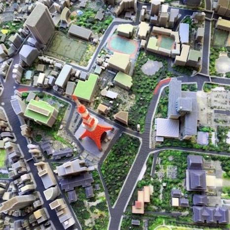 Gorgeous 3D printed custom city dioramas now offered by Japanese 3D printing company iJet | STEM+ [Science, Technology, Engineering, Mathematics] +PLUS+ | Scoop.it