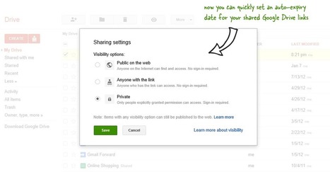 Set an Auto-Expiry Date for Shared Files and Folders in Google Drive | iGeneration - 21st Century Education (Pedagogy & Digital Innovation) | Scoop.it