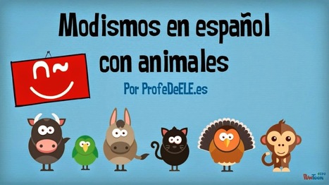 Expresiones en español con animales | Español para los más pequeños | Scoop.it