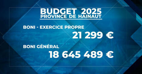 Le budget 2025 de la Province voté! | Vie provinciale | Scoop.it