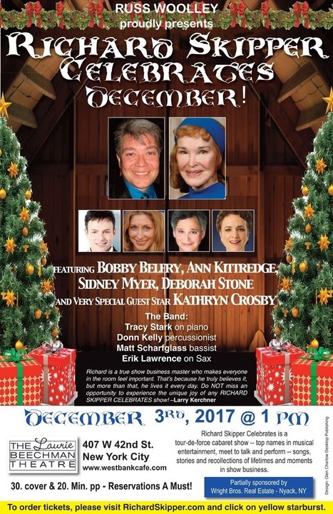Richard Skipper Celebrates December with Special Guest Star Kathryn Crosby | LGBTQ+ Movies, Theatre, FIlm & Music | Scoop.it