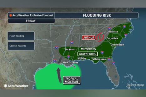 Storm Arthur Tracker Shows Worst Life-Threatening Floods As New Storm Looms - Newsweek | Operation Deimos | Scoop.it