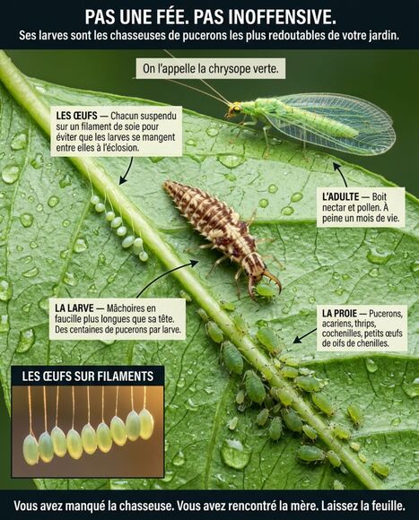 La chrysope verte | Les Colocs du jardin | Scoop.it