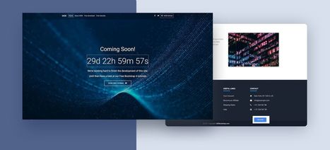 Coming Soon Free Template - Bootstrap 4 & Material Design | Bonnes Pratiques Web & Cloud | Scoop.it