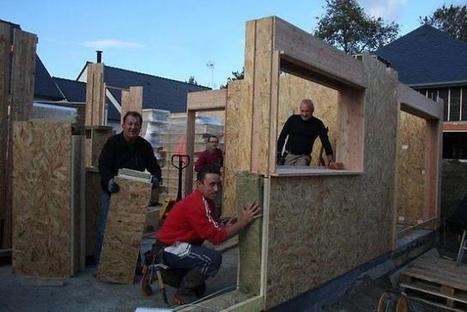 Ils construisent en briques de bois (+Vidéo) | Build Green, pour un habitat écologique | Scoop.it