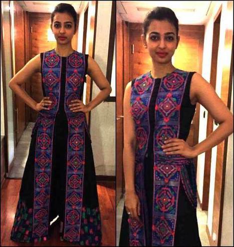 Radhika Apte Wearing One Of Rinku Sobti's Lakme Fashion Week Collection | Celebrity Fashion Trends | Scoop.it
