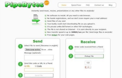 PypeBytes, envía gratis archivos sin ninguna limitación de tamaño | #REDXXI | Scoop.it