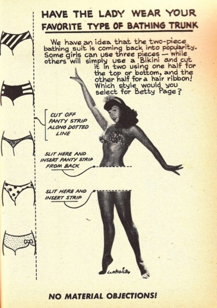 Bettie Page & Other Paper Pinup Fantasies | Herstory | Scoop.it