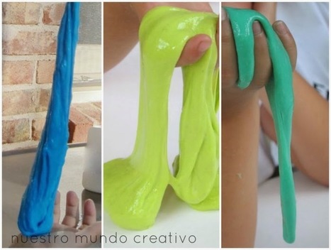 Goma Viscosa, juego sensorial | Aprender Manualidades infantiles | Scoop.it