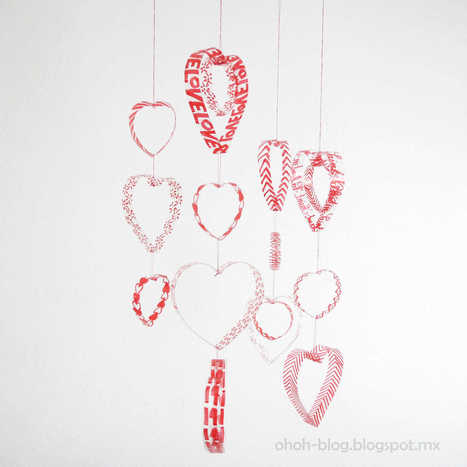 Mobile heart with plastic bottles | 1001 Recycling Ideas ! | Scoop.it