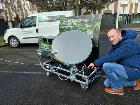 Internet par satellite : Orange va promouvoir une « valise de secours » auprès des institutions publiques en Gironde | Réseau | Scoop.it
