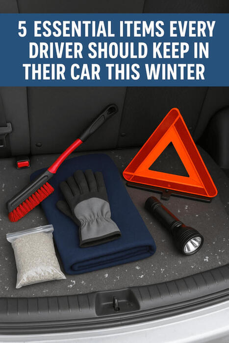 5 Essential Items Every Driver Should Keep in Their Car This Winter | Traffic Cones | Scoop.it