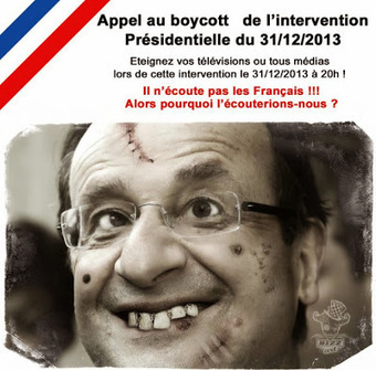 Pourquoi je ne regarderai pas cette mascarade... #Voeux #Flamby #Hollande | Informations | Scoop.it