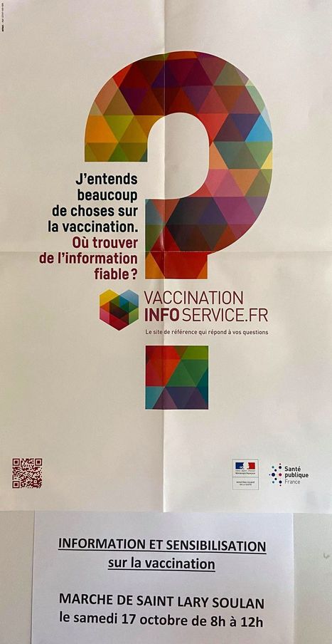 Information sur la vaccination au marché de Saint-Lary Soulan le 17 octobre | Vallées d'Aure & Louron - Pyrénées | Scoop.it