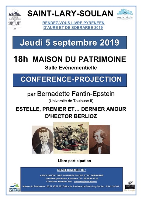 L'amour selon Hector Berlioz : la conférence à Saint-Lary Soulan le 5 septembre est reportée | Vallées d'Aure & Louron - Pyrénées | Scoop.it
