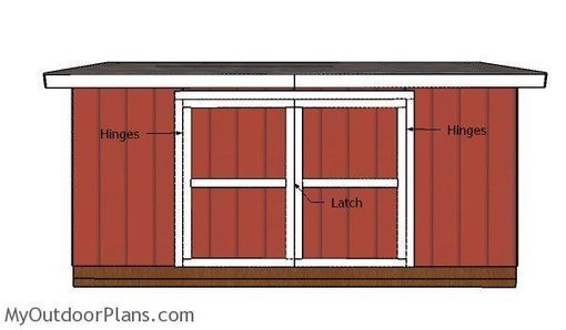 5x16 Shed Doors Plans Myoutdoorplans Free W