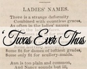 'Twas Ever Thus - British Baby Names | Name News | Scoop.it