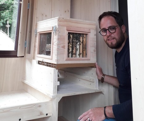 Insolite : une tiny house avec ruche intégrée, dans le Morbihan | Variétés entomologiques | Scoop.it