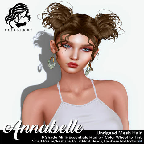 Annabelle Hair Mini Essentials Pack Teleport Hub Group Gift by Firelight | Teleport Hub - Second Life Freebies | Second Life Freebies | Scoop.it