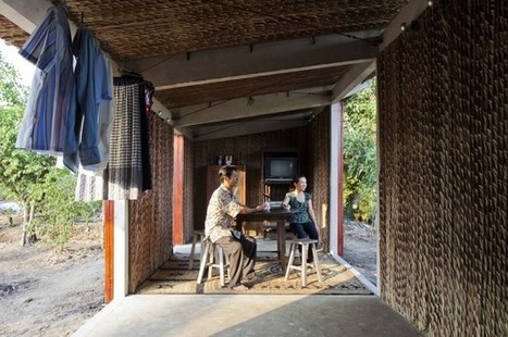 Feuilles de palmier, bambou et béton: la recette asiatique pour une maison à 3000 euros | Build Green, pour un habitat écologique | Scoop.it