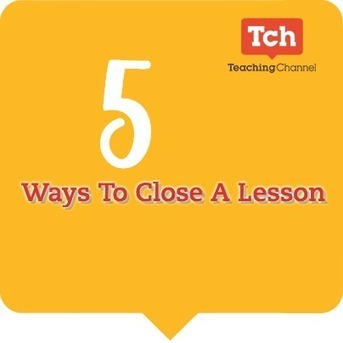 Five Ways To Close A Lesson by Gretchen Vierstra | iGeneration - 21st Century Education (Pedagogy & Digital Innovation) | Scoop.it