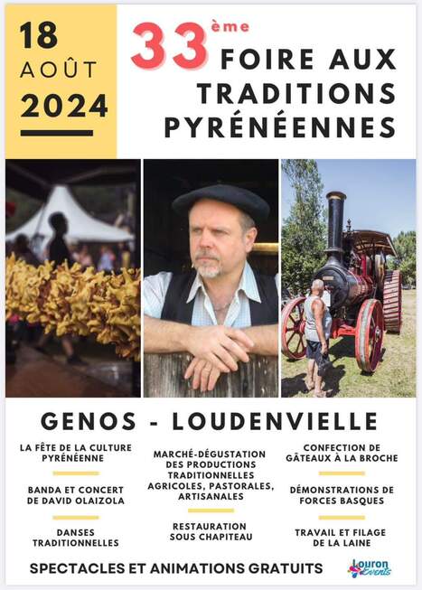 33ème foire aux traditions dimanche 18 août à Génos-Loudenvielle | Vallées d'Aure & Louron - Pyrénées | Scoop.it