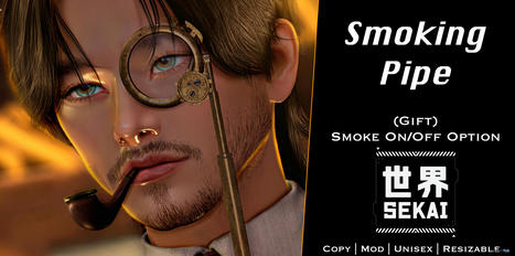 Smoking Pipe October 2021 Group Gift by +SEKAI+ | Teleport Hub - Second Life Freebies | Second Life Freebies | Scoop.it