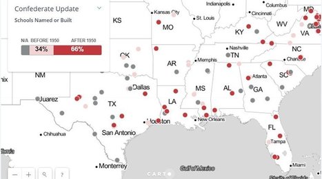Map: Where Are Confederate-Named Schools? | Capstone: An ESRM Coda | Scoop.it