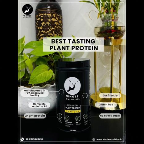 Unveiling the Potential of Plant-Based Protein Powder with Whole Nutrition | Whole Nutrition | Scoop.it