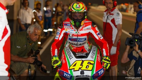 PhotosOfMotos | motogp.com | Valentino Rossi, Qatar QP | Ductalk: What's Up In The World Of Ducati | Scoop.it