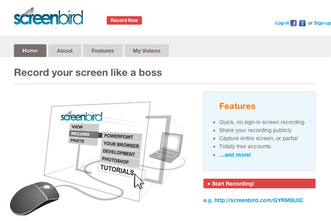 Screenbird - Free Sharable Screen Recording | Digital Delights for Learners | Scoop.it