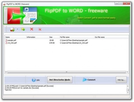 Flip PDF to Word, convertir ses PDF en DOC automatiquement ou en masse | Education & Numérique | Scoop.it