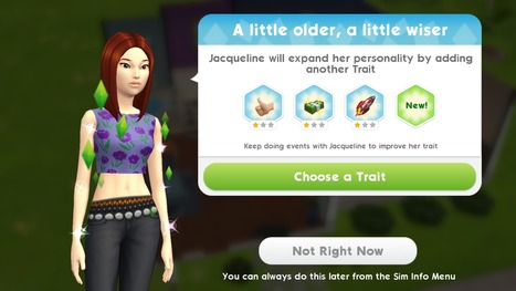 The Sims Mobile: Aging and Earning Traits << Sims Community | Les Sims | Scoop.it