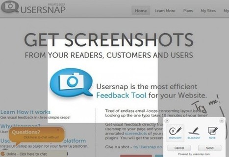 Usersnap – feedback visual para sitios web | Teatro | Espacio Escena | Scoop.it