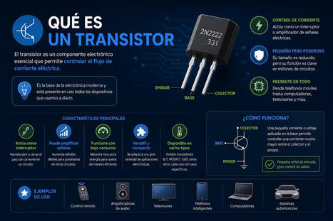 Qu&eacute; es un transistor, c&oacute;mo funciona y tipos | tecno4 | Scoop.it