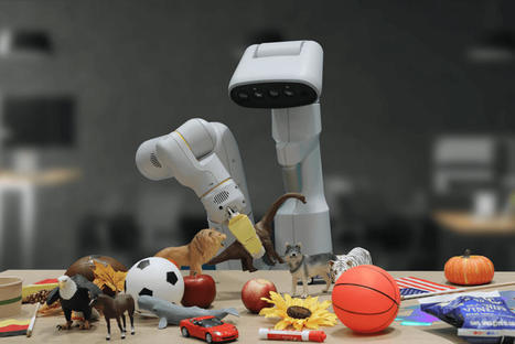 Google fait entrer l'IA générative dans les algorithmes d'apprentissage de ses robots | Usine du Futur | Scoop.it