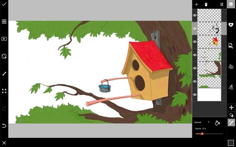 How to Draw a Birdhouse with PicsArt | Drawing and Painting Tutorials | Scoop.it