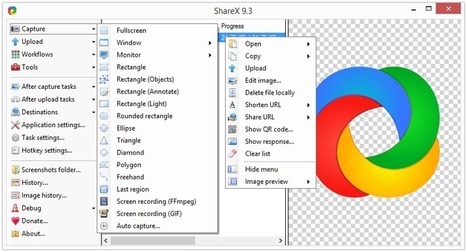 ShareX - Take screenshots or screencasts, annotate, upload and share URL in clipboard | Techy Stuff | Scoop.it