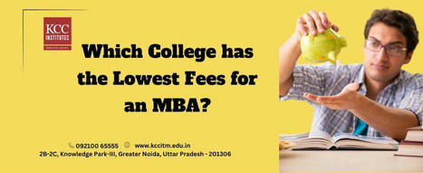 Which college has the lowest fees for an MBA?  | pankajverma | Scoop.it