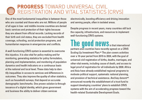 Progress towards Universal Civil Registration and Vital Statistics (CRVS) | Global Governance, Legal and Constitutional Affairs | Scoop.it