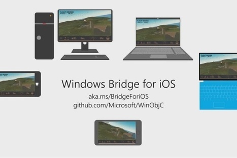 01.Net : "Bridge | Applis iOS sur Windows 10, Microsoft touche presque au but... | Ce monde à inventer ! | Scoop.it