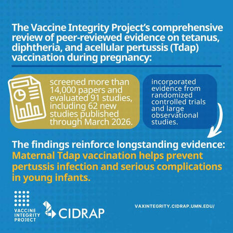 The Vaccine Integrity Project&rsquo;s comprehensive review of peer-reviewed evidence on tetanus, diphtheria, and acellular pertussis (Tdap) vaccination during pregnancy with the Evidence Foundation, foun... | H&eacute;sitations Vaccinales: Observatoire HESIVAXs | Scoop.it