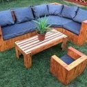 Repurposed Wood Pallet Garden Sofa Plan Palle