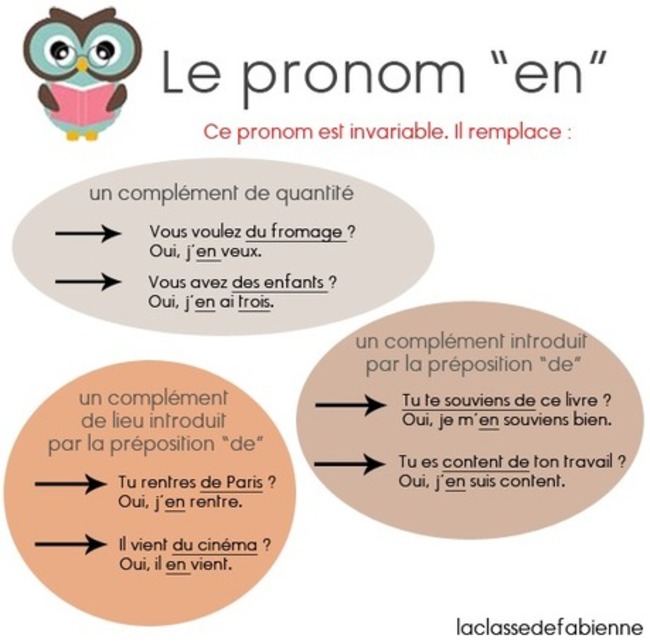 Le pronom EN | POURQUOI PAS... EN FRANÇAIS ? | Scoop.it